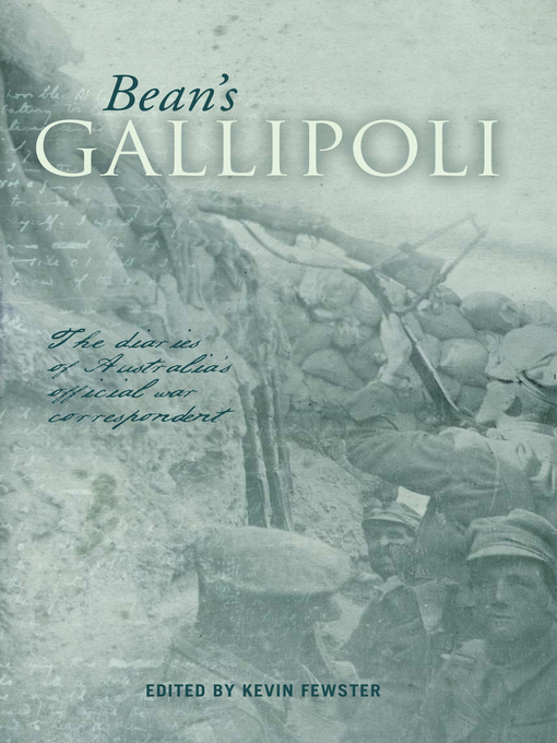 Title details for Bean's Gallipoli by Kevin Fewster - Wait list